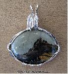 Chinese Picture Rock Pendant