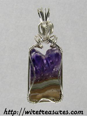 Amethyst Crystals Pendant