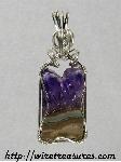 Amethyst Crystals Pendant