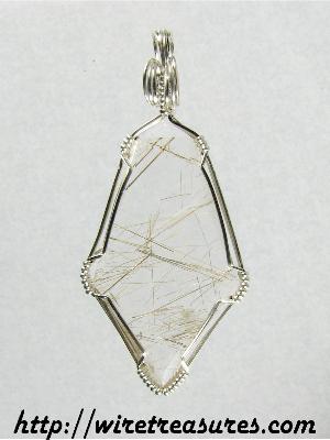 Rutilated Quartz Pendant