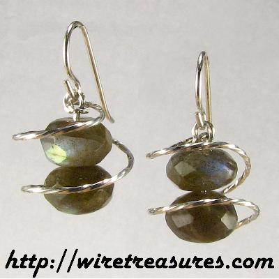 Labradorite Earrings