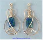 Malachite & Azurite Earrings