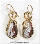 Lace Agate Earrings