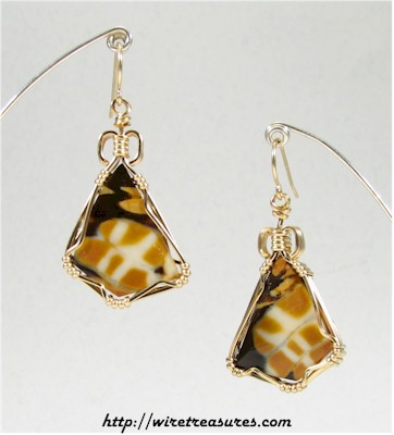 Peanut Wood Earrings