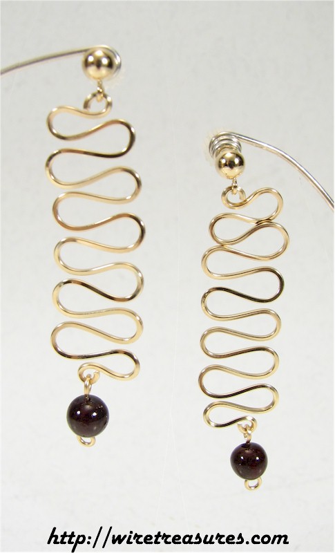 Long Ribbon Candy Earrings