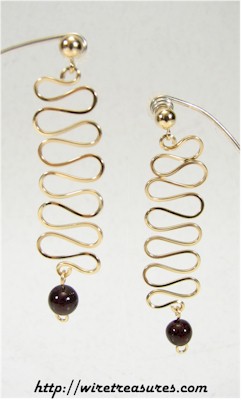 Long Ribbon Candy Earrings