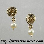 High & Tight Pearl Earrings