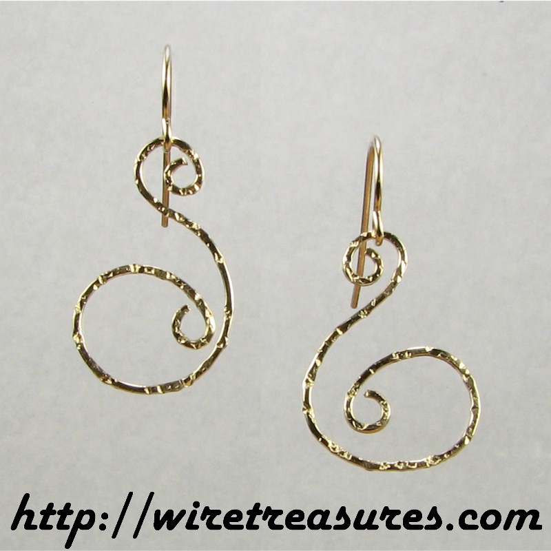 Crazy "S" Earrings