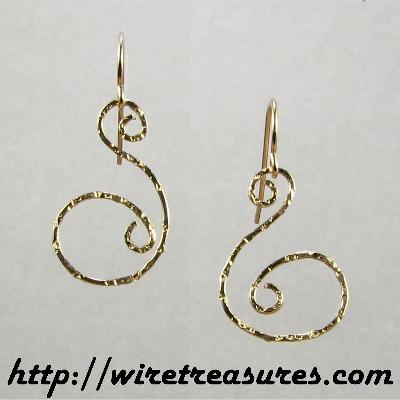 Crazy "S" Earrings