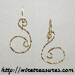Crazy "S" Earrings