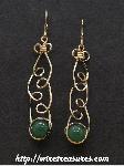 Loopy Aventurine Earrings