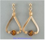 Triangle Bead Earrings