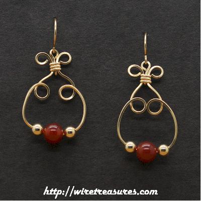 Beaded Bunny Earrings