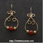 Beaded Bunny Earrings