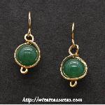 Aventurine Bead  Earrings