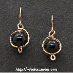 Onyx Bead  Earrings