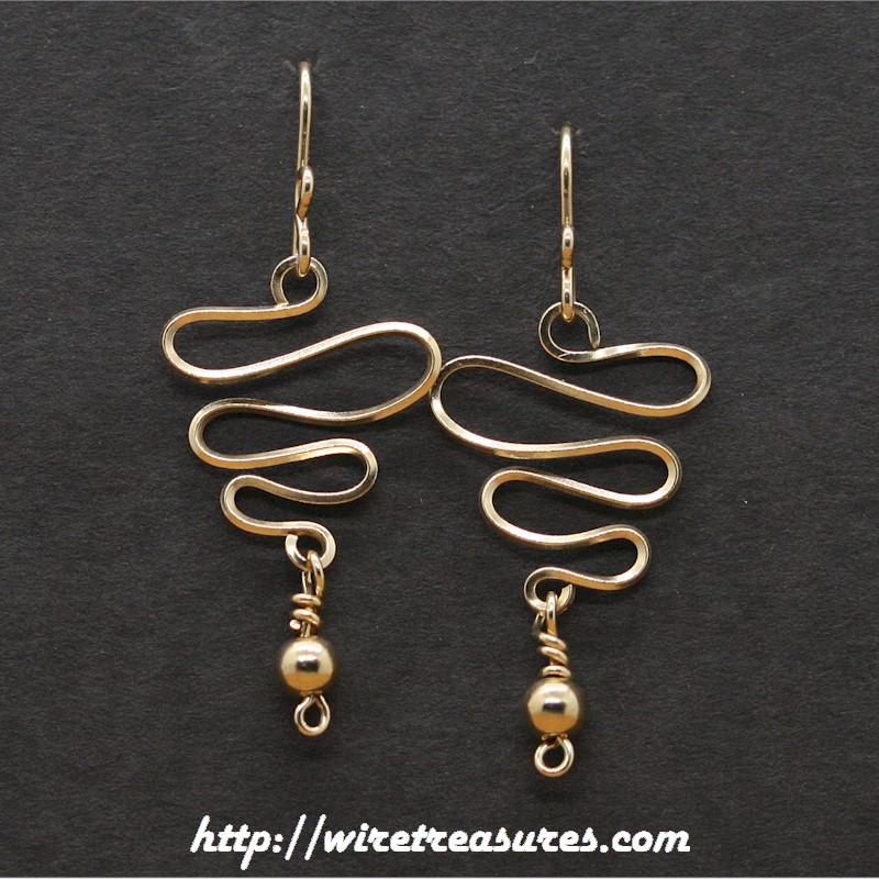 Ribbon Candy Earrings