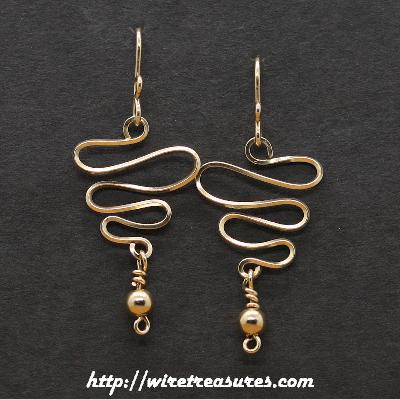 Ribbon Candy Earrings