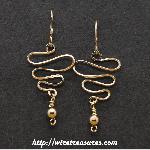 Ribbon Candy Earrings