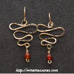 Ribbon Candy Earrings