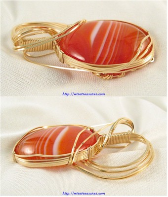 Red Agate Pendant