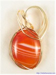Red Agate Pendant
