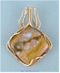 Kabamby Ocean Jasper Pendant