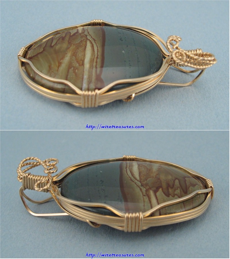 Picture Jasper Pendant