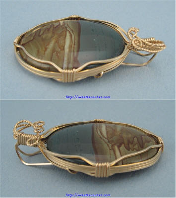 Picture Jasper Pendant