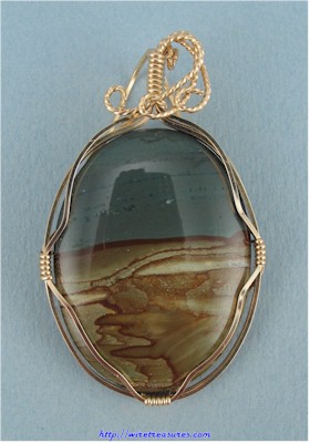 Picture Jasper Pendant