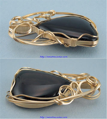 Velvet Obsidian Pendant