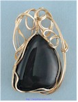 Velvet Obsidian Pendant