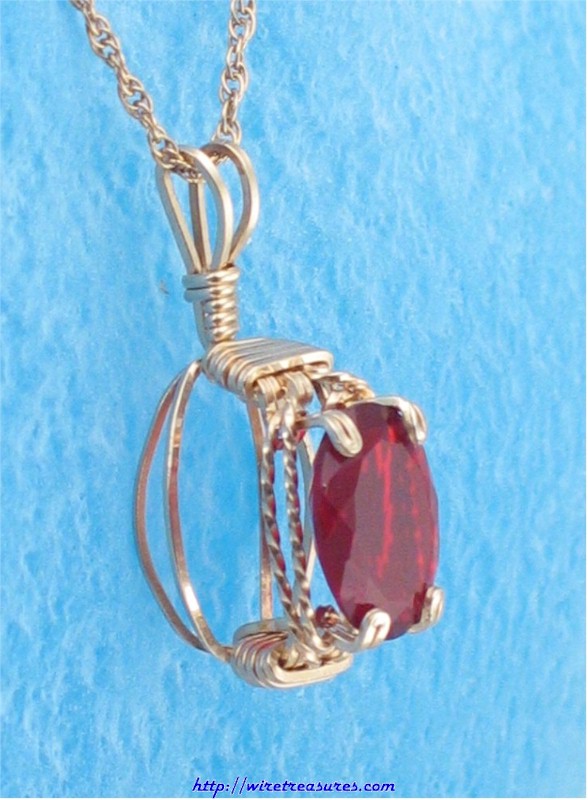 Mexican Fire Opal Pendant