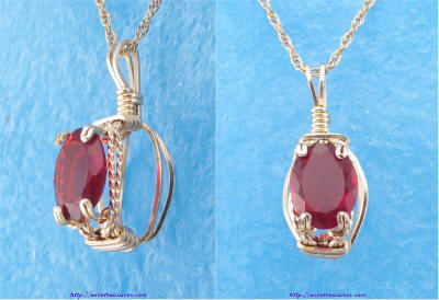 Mexican Fire Opal Pendant