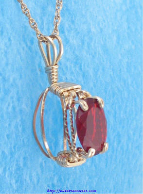 Mexican Fire Opal Pendant