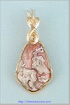 Mexican Crazy Lace Agate Pendant