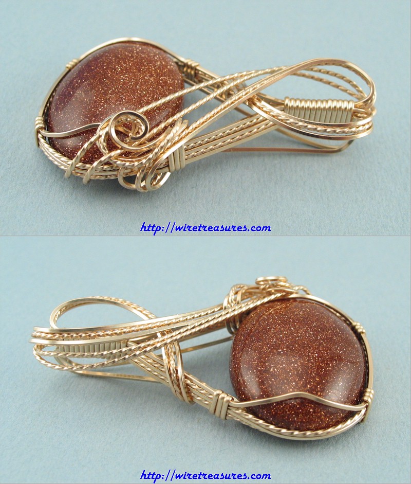 Goldstone Pendant