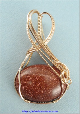 Goldstone Pendant