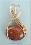 Goldstone Pendant