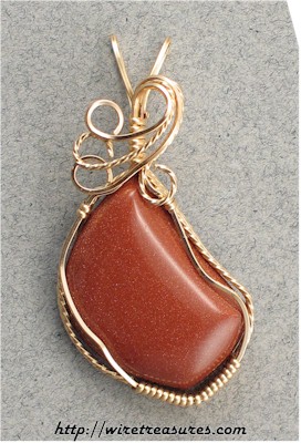 Goldstone Pendant