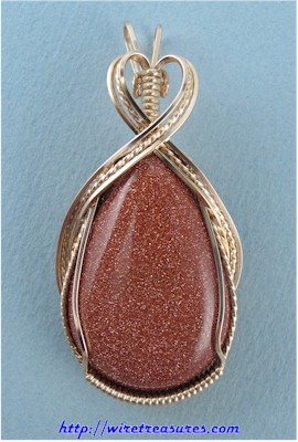 Goldstone Pendant