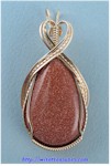 Goldstone Pendant