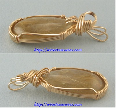 Rutilated Quartz Pendant