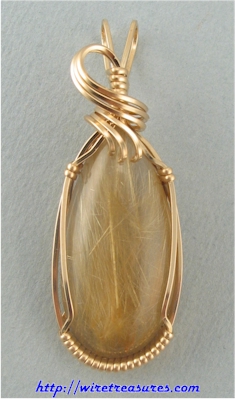 Rutilated Quartz Pendant