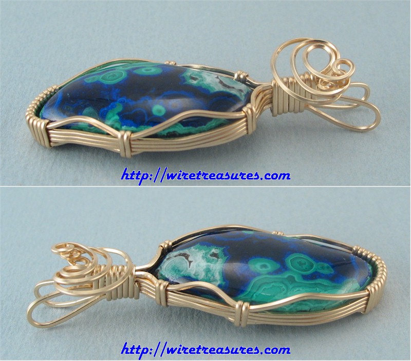 Malachite & Azurite Pendant