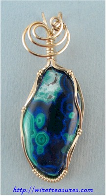 Malachite & Azurite Pendant