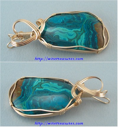 Chrysocolla & Malachite Pendant