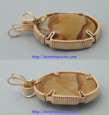 Wild Horse Picture Jasper Pendant