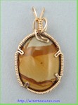 Wild Horse Picture Jasper Pendant