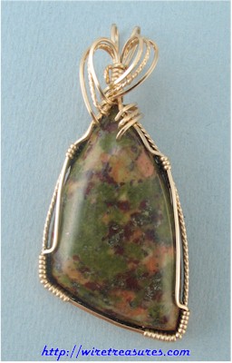 Unakite Pendant